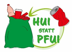 Logo für Flurreinigungsaktion "Hui statt Pfui" 2022